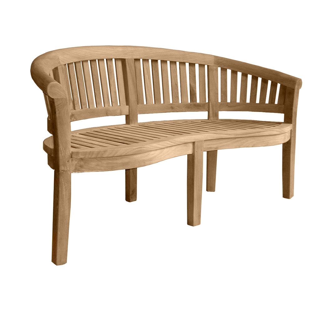 teak bench banana